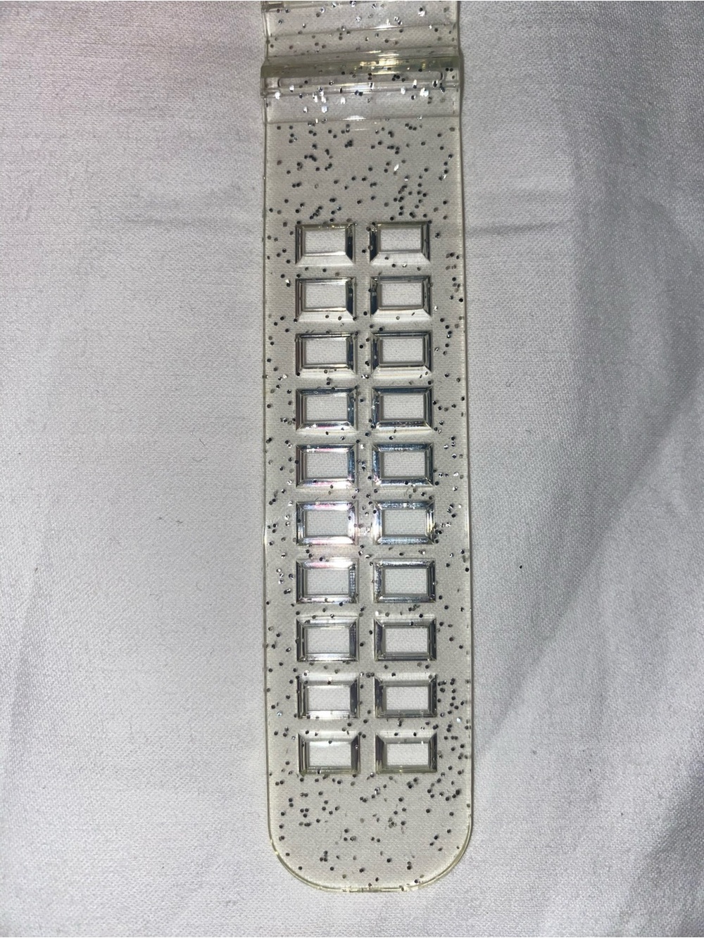 Clear Glitter IPhone Watch Strap